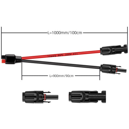 1.0m MC4 to 30A Anderson Mobile Energy Storage Battery Charging Cable - DIY Cables by PMC Jewellery | Online Shopping South Africa | PMC Jewellery