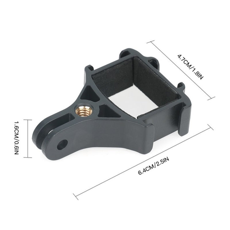 Black RCSTQ for DJI Pocket 2 Expansion Adapter Holder Camera Fixed Connection Accessories - Mount & Holder by RCSTQ | Online Shopping South Africa | PMC Jewellery | Buy Now Pay Later Mobicred