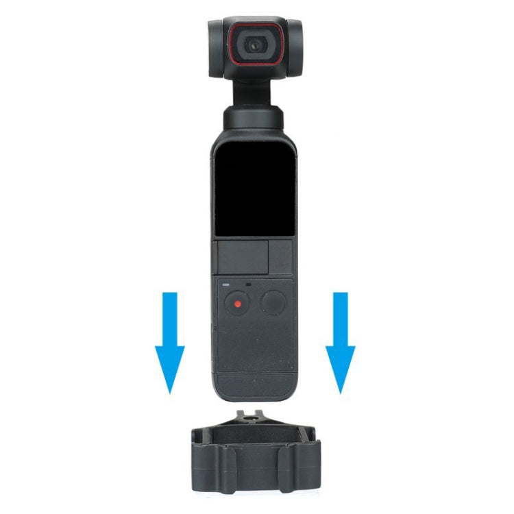 Black RCSTQ for DJI Pocket 2 Expansion Adapter Holder Camera Fixed Connection Accessories - Mount & Holder by RCSTQ | Online Shopping South Africa | PMC Jewellery | Buy Now Pay Later Mobicred