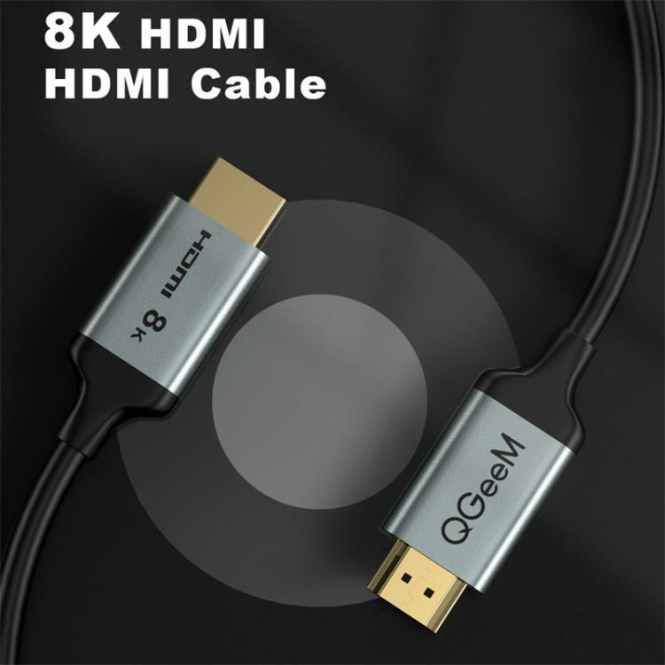 QGeeM QG-AV17 HDMI To HDMI Connection Cable Support 8K&60Hz 4.5m Length - Cable by QGeeM | Online Shopping South Africa | PMC Jewellery | Buy Now Pay Later Mobicred