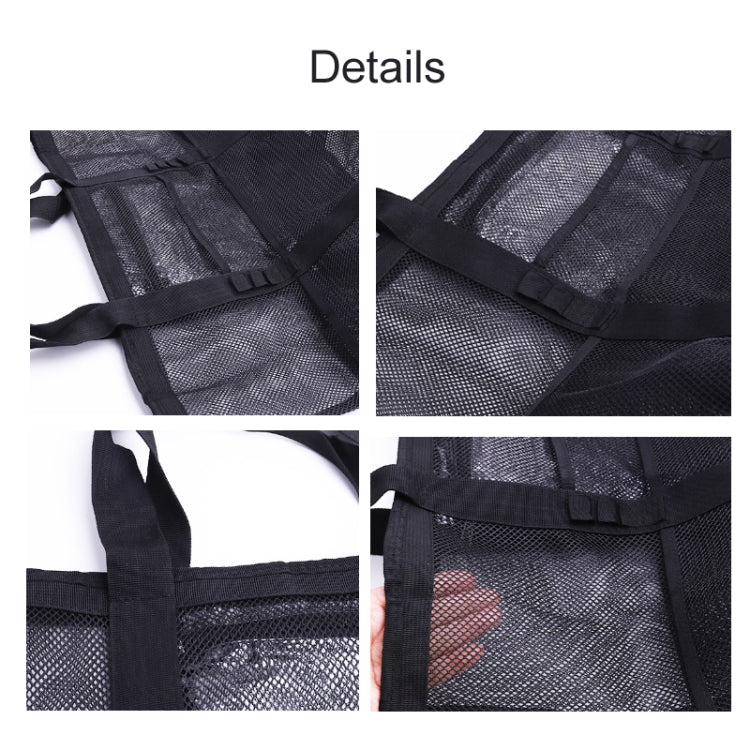 Large Capacity Mesh Swimming Tote Beach Bag(Black) - Storage Bags by PMC Jewellery | Online Shopping South Africa | PMC Jewellery