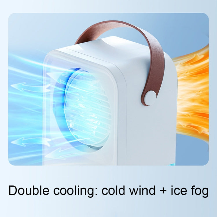 MT-F60 Smart Digital Display USB Charging Air Cooler Desktop Mist Humidification Fan, Mode: Sound Control Version - Electric Fans by PMC Jewellery | Online Shopping South Africa | PMC Jewellery | Buy Now Pay Later Mobicred