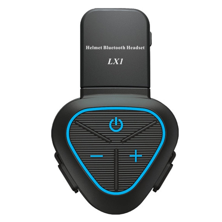 LX1 Motorcycle Half Helmet Waterproof Wireless 5.3 Bluetooth Headset, Version: English(Classic Blue) - Motorcycle Walkie Talkie by PMC Jewellery | Online Shopping South Africa | PMC Jewellery | Buy Now Pay Later Mobicred