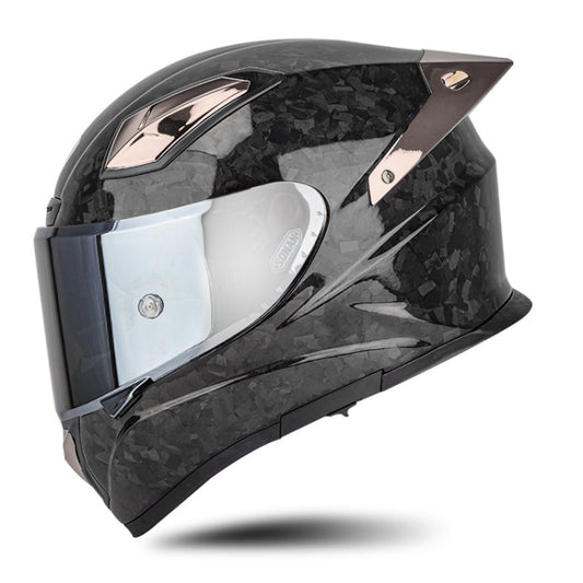 SOMAN Four Seasons Full Cover Motorcycle Helmet, Size: S(Cheetah Print Silver) - Helmets by SOMAN | Online Shopping South Africa | PMC Jewellery | Buy Now Pay Later Mobicred
