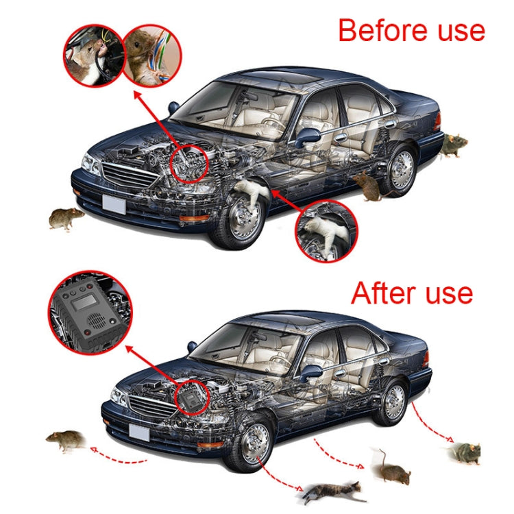 SJZ-021 Car Ultrasonic Rat Repeller Car Engine Mouse Repellent with Battery - Outdoor Insect Repellent by PMC Jewellery | Online Shopping South Africa | PMC Jewellery