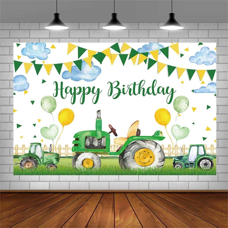 150x210cm Farm Tractor Photography Backdrop Cloth Birthday Party Decoration Supplies - Birthday Party by PMC Jewellery | Online Shopping South Africa | PMC Jewellery