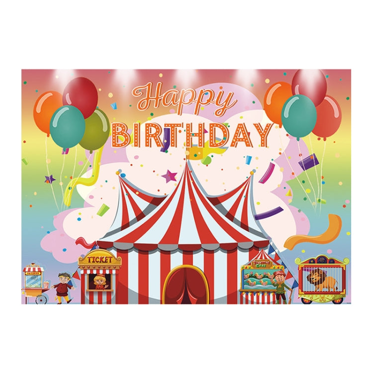 210x150cm Children Birthday Background Cloth Carnival Gay Party Birthday Theme Background Banner Circus Background Hanging Flag - Birthday Party by PMC Jewellery | Online Shopping South Africa | PMC Jewellery