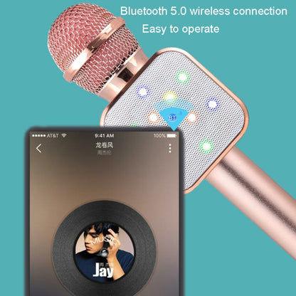 WS-1818 LED Light Flashing Microphone Self-contained Audio Bluetooth Wireless Microphone(Blue) - Microphone by PMC Jewellery | Online Shopping South Africa | PMC Jewellery | Buy Now Pay Later Mobicred