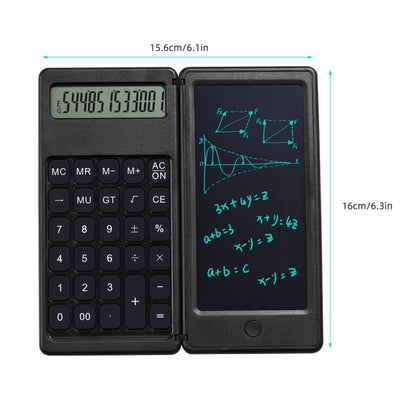 Basic Model 6 inch Learning Business Office Portable Foldable LCD Writing Board Calculator -  by PMC Jewellery | Online Shopping South Africa | PMC Jewellery | Buy Now Pay Later Mobicred