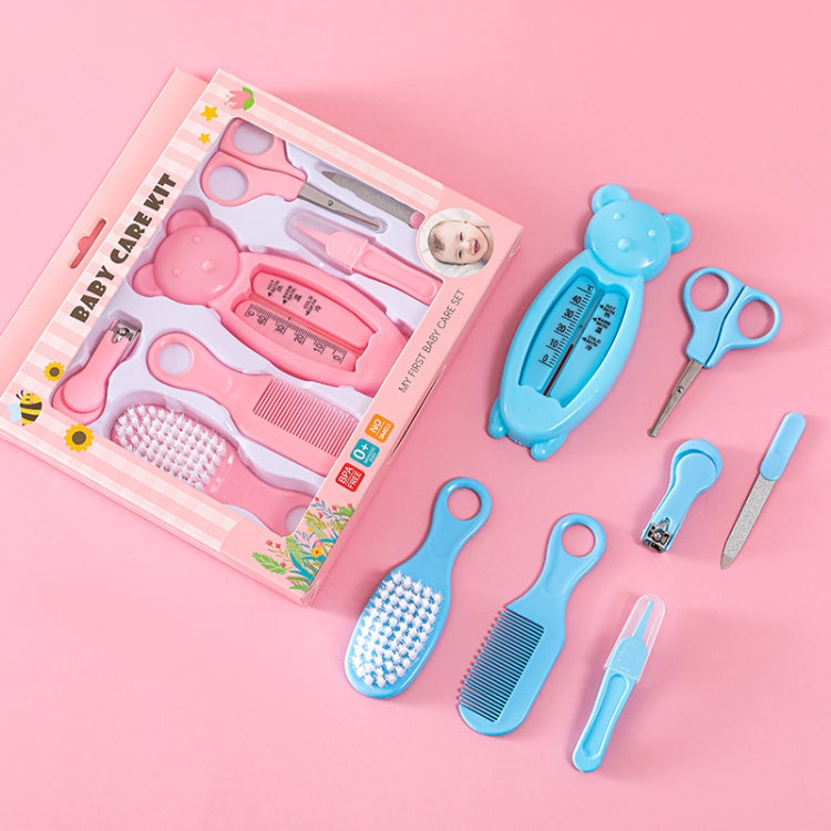 7 in 1 Baby Care Set Baby Daily Cleaning Tools Kit(Blue) - Baby Care by PMC Jewellery | Online Shopping South Africa | PMC Jewellery