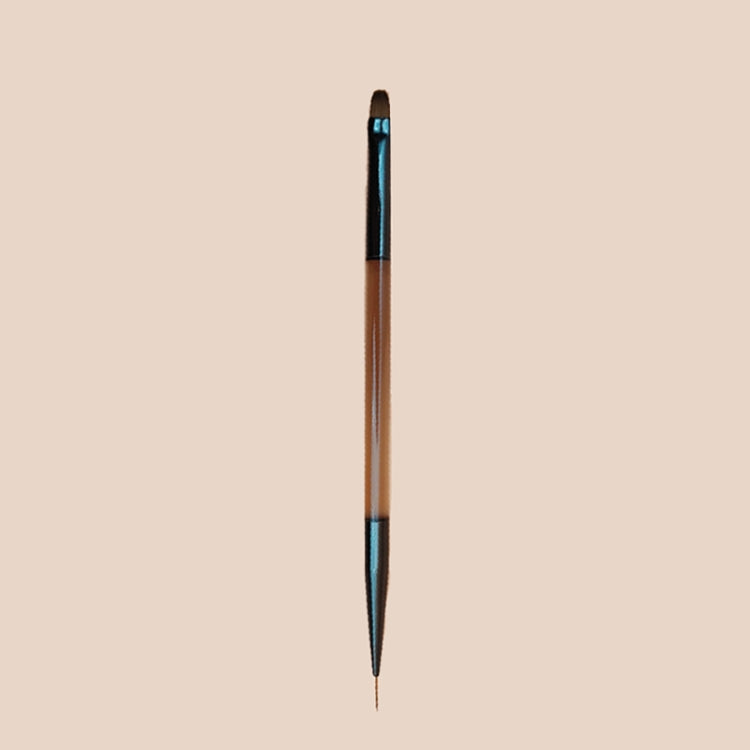 Brown Nail Art Pen Set Colorful Drawing Tools, Style: Double Head Pen - Nail Art Equipment by PMC Jewellery | Online Shopping South Africa | PMC Jewellery | Buy Now Pay Later Mobicred