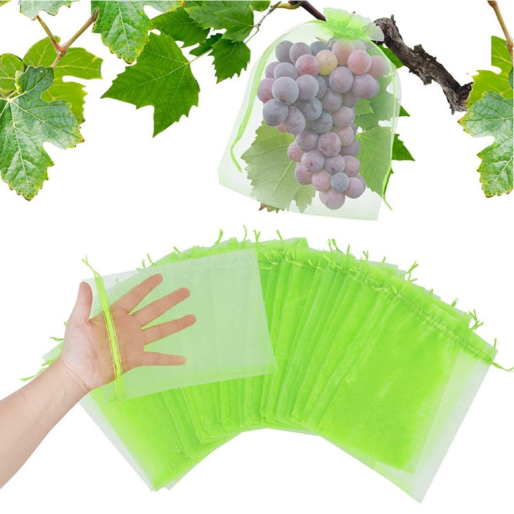 100pcs /Pack  Fruit Protection Bag Anti-Insect And Anti-Bird Net Bag 13 x 18cm(Gold) - Plant Support & Care by PMC Jewellery | Online Shopping South Africa | PMC Jewellery