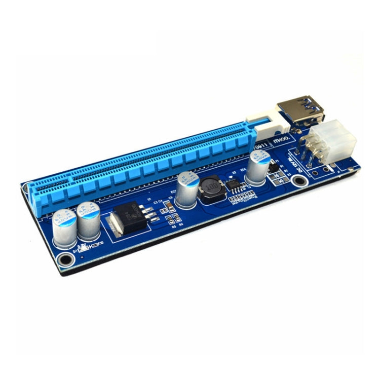 PCE164P-N03 VER006C Mini PCI-E 1X To 16X Riser For Laptop External Image Card, Spec: Blue Board 6pin - Add-on Cards by PMC Jewellery | Online Shopping South Africa | PMC Jewellery