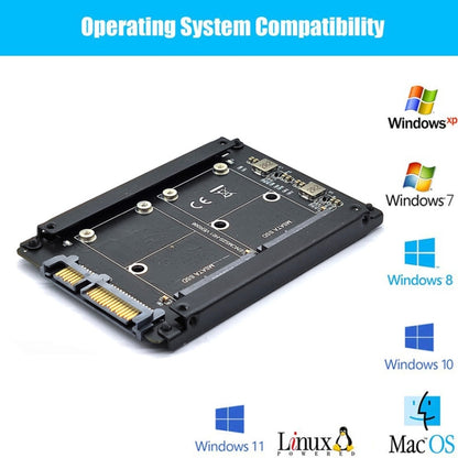 MSATA To SATA3 Transfer Card SSD Solid State Drive To 6G Interface Conversion Card(ENCMS2S-H01) - Card Adapter by PMC Jewellery | Online Shopping South Africa | PMC Jewellery | Buy Now Pay Later Mobicred