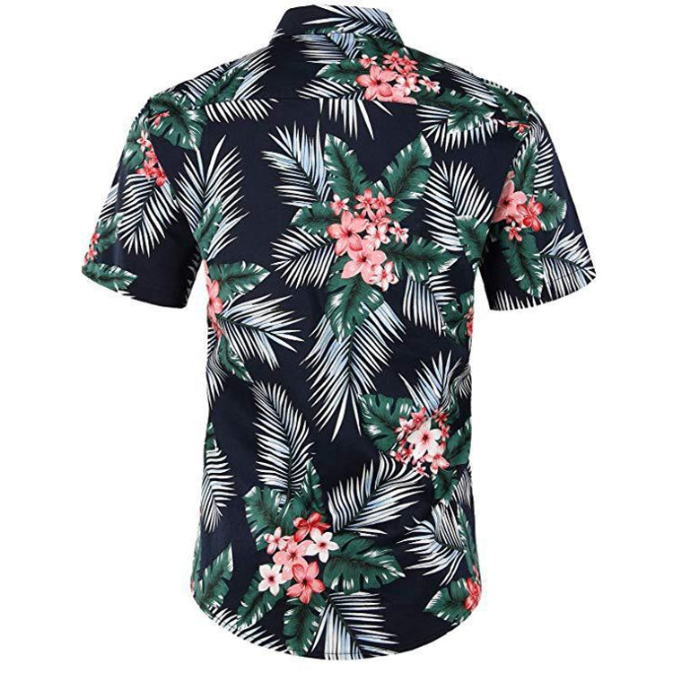 Summer Men 3D Digital Printing Beach Casual Short-sleeved Shirt, Size: L(2) - Short Sleeve by PMC Jewellery | Online Shopping South Africa | PMC Jewellery