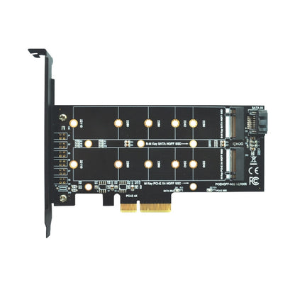 M.2 PCIe SSD Adapter Card PCIE 4x to M.2 Key M B Dual Interface Card - Add-on Cards by PMC Jewellery | Online Shopping South Africa | PMC Jewellery | Buy Now Pay Later Mobicred