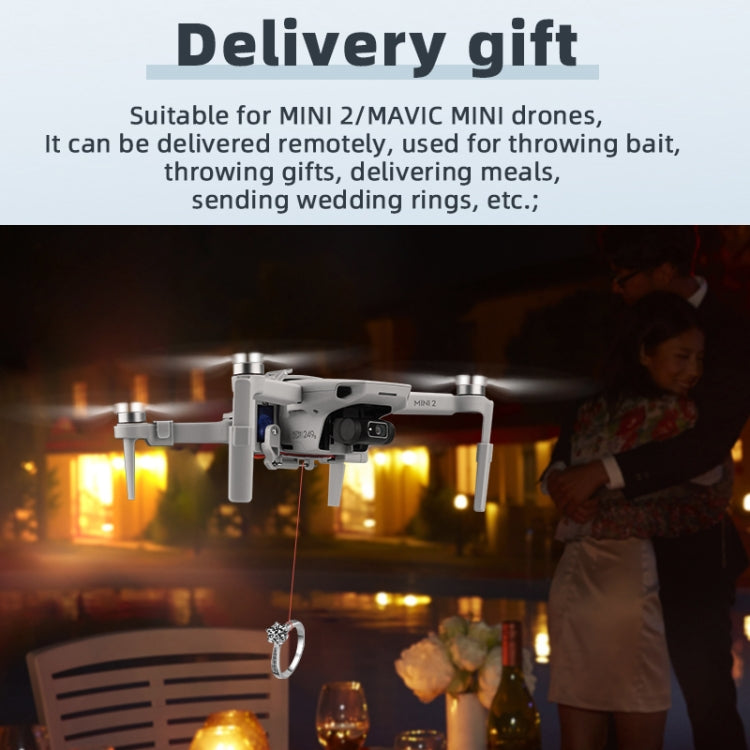 For DJI MINI 2/Mavic Mini/Mini SE  Airdrop System Fishing Bait Wedding Ring Deliver Life Rescue Throw Thrower - Others by PMC Jewellery | Online Shopping South Africa | PMC Jewellery