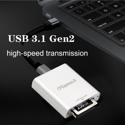 10G High Speed USB3.2 Z6/Z7 1DX3 Wiring CFEXPRESS Card Reader With A-C Line -  by PMC Jewellery | Online Shopping South Africa | PMC Jewellery | Buy Now Pay Later Mobicred