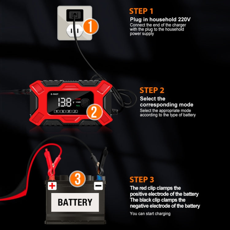 E-FAST 12V Motorcycle Car Battery Emergency Start Charger(JPN Plug) - Power Bank by E-FAST | Online Shopping South Africa | PMC Jewellery