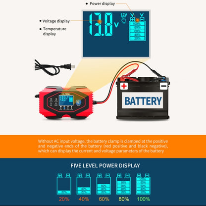 E-FAST 12V/24V Car Battery Emergency Starter Motorcycle Lithium Battery Charger(EU Plug) - Power Bank by E-FAST | Online Shopping South Africa | PMC Jewellery