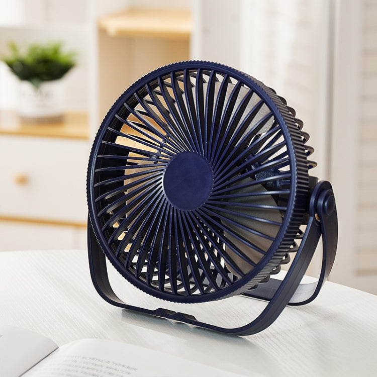 3-in-1 Electric Fan Wall Mounted Desktop Quiet Brushless Turbine Mini Fan, Style: USB Plug(Blue) - Electric Fans by PMC Jewellery | Online Shopping South Africa | PMC Jewellery | Buy Now Pay Later Mobicred