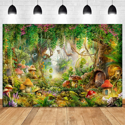 150 X 210cm Fantasy Forest Photography Background Cloth Cartoon Kids Party Decoration Backdrop(4197) - Cartoon by PMC Jewellery | Online Shopping South Africa | PMC Jewellery