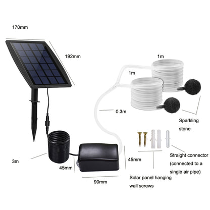 Plug-in Solar Aeration Pump Power Storage Aquarium Oxygen Pump - Pumps by PMC Jewellery | Online Shopping South Africa | PMC Jewellery