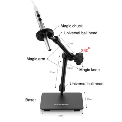 5 Million Digital Electron Microscope Magnifying Dermatoscope, Specification: B008+Z04 Universal Bracket+WIFI Box - Digital Microscope by PMC Jewellery | Online Shopping South Africa | PMC Jewellery | Buy Now Pay Later Mobicred