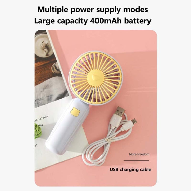 Handheld USB Charging Portable Desktop Small Electric Fan(Green) - Electric Fans by PMC Jewellery | Online Shopping South Africa | PMC Jewellery