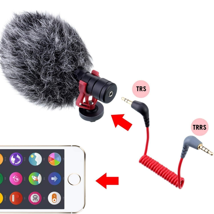 For BOYA / RODE SC7 TRS to TRRS Wireless Lavalier Microphone Cable - Headset Accessories by PMC Jewellery | Online Shopping South Africa | PMC Jewellery