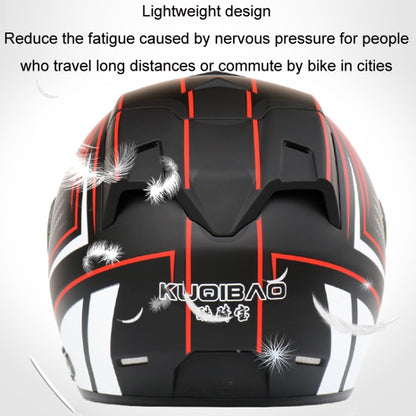 KUQIBAO Motorcycle Smart Bluetooth Sun Protection Double Lens Safety Helmet, Size: XL(Matte Black+Black Tail) - Helmets by KUQIBAO | Online Shopping South Africa | PMC Jewellery | Buy Now Pay Later Mobicred