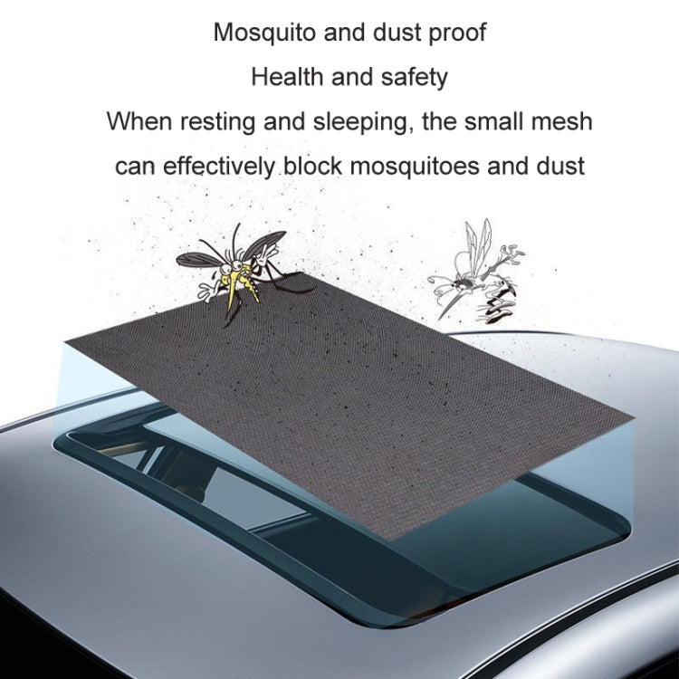 100x65cm Car Sunroof Magnetic Suction Anti-Mosquito Cover Anti-Mosquito Screen Window - Window Foils & Solar Protection by PMC Jewellery | Online Shopping South Africa | PMC Jewellery | Buy Now Pay Later Mobicred