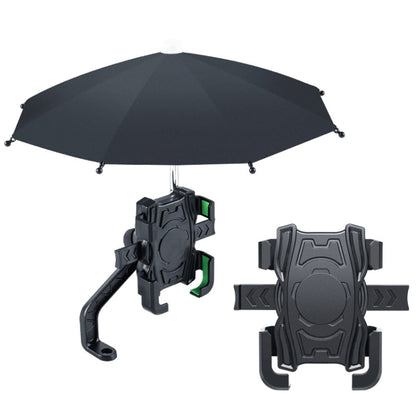 Motorcycle Waterproof Sunshade Umbrella Mobile Phone Navigation Bracket(Rearview Mirror) - Holder by PMC Jewellery | Online Shopping South Africa | PMC Jewellery | Buy Now Pay Later Mobicred