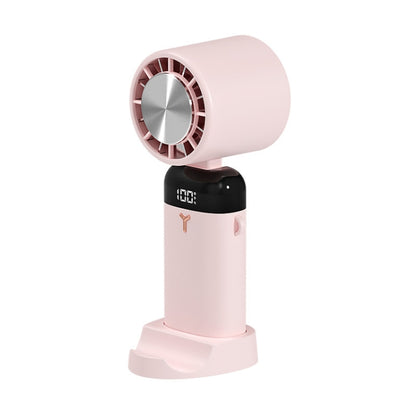 Small Handheld Portable Silent Fan USB Charging Mini Folding Fan, Style: Cooling Style (Pink) - Electric Fans by PMC Jewellery | Online Shopping South Africa | PMC Jewellery | Buy Now Pay Later Mobicred