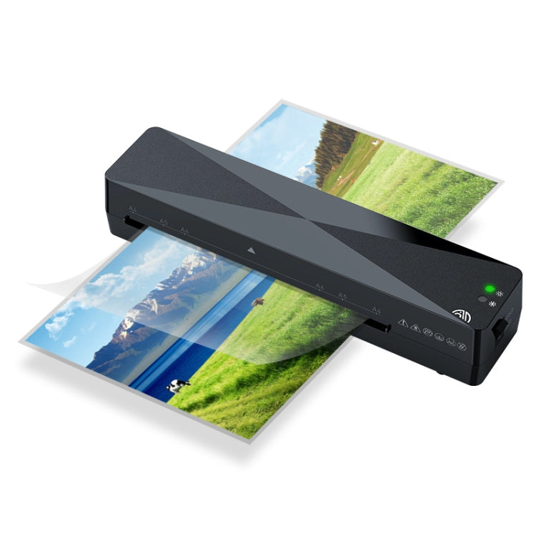 9 Inch A4 Hot Cold Laminator Machine Book Documents Laminator, Size: Only Machine(110V US Plug) - Photo Film Covering Machine by PMC Jewellery | Online Shopping South Africa | PMC Jewellery | Buy Now Pay Later Mobicred