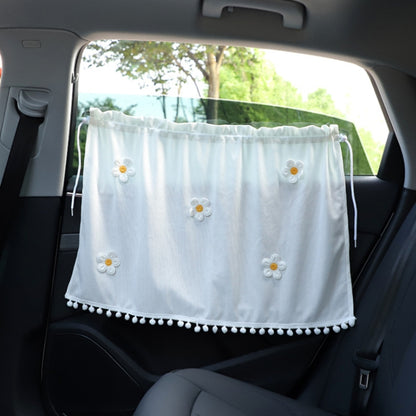 Car Sun Protection Blackout Curtain Cartoon Sunshade Curtain, Pattern: Yellow Pink Blue Flower - Window Foils & Solar Protection by PMC Jewellery | Online Shopping South Africa | PMC Jewellery | Buy Now Pay Later Mobicred