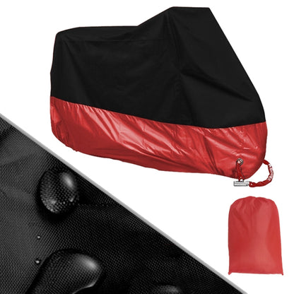 190T Motorcycle Rain Covers Dustproof Rain UV Resistant Dust Prevention Covers, Size: XXL(Black and Red) - Protective Gear by PMC Jewellery | Online Shopping South Africa | PMC Jewellery | Buy Now Pay Later Mobicred