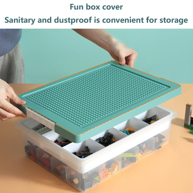 Children Toy Parts Building Blocks Storage Box(Green) - Storage Boxes by PMC Jewellery | Online Shopping South Africa | PMC Jewellery