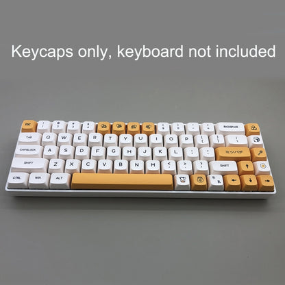 Bee Milk 140 Keys Sublimation Mechanical Keyboard PBT Keycaps - Silicone / Sticker by PMC Jewellery | Online Shopping South Africa | PMC Jewellery | Buy Now Pay Later Mobicred