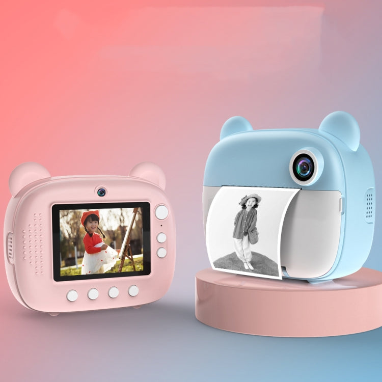 Children Instant Print Camera 1080P 2.4-Inch IPS Screen Dual Lens Photography Camera(Pink) - Children Cameras by PMC Jewellery | Online Shopping South Africa | PMC Jewellery | Buy Now Pay Later Mobicred