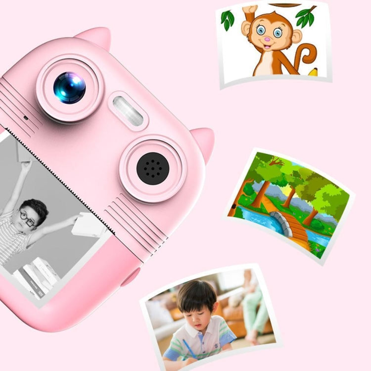 1080P Instant Print Camera 2.8-inch IPS Screen Front and Rear Dual Lens Kids Camera, Spec: Yellow+32G Card - Children Cameras by PMC Jewellery | Online Shopping South Africa | PMC Jewellery | Buy Now Pay Later Mobicred