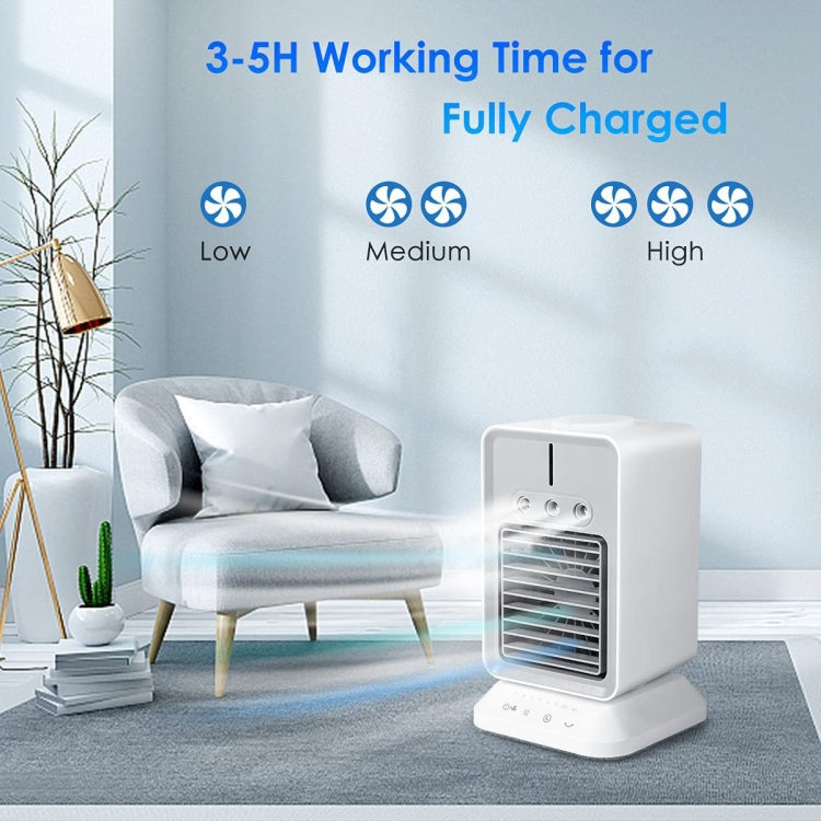 2000 mAh USB Mini Desktop Spray Humidification Cooling Fan Home Air Conditioner Fan Cooler - Electric Fans by PMC Jewellery | Online Shopping South Africa | PMC Jewellery | Buy Now Pay Later Mobicred