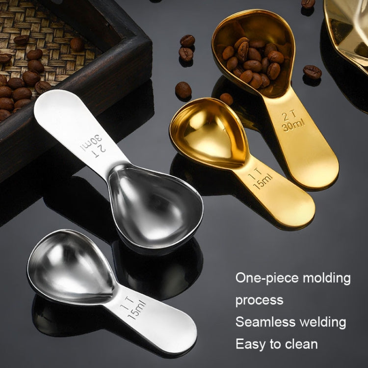 15ml 304 Stainless Steel Thickened Coffee Spoon With Scale Measuring Bean Spoon, Color: Black - Coffee Tools by PMC Jewellery | Online Shopping South Africa | PMC Jewellery | Buy Now Pay Later Mobicred