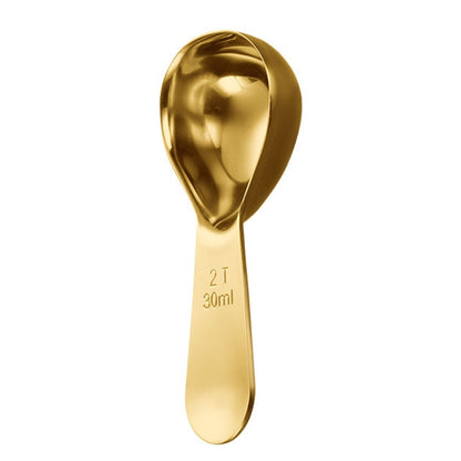 30ml 304 Stainless Steel Thickened Coffee Spoon With Scale Measuring Bean Spoon, Color: Gold - Coffee Tools by PMC Jewellery | Online Shopping South Africa | PMC Jewellery | Buy Now Pay Later Mobicred