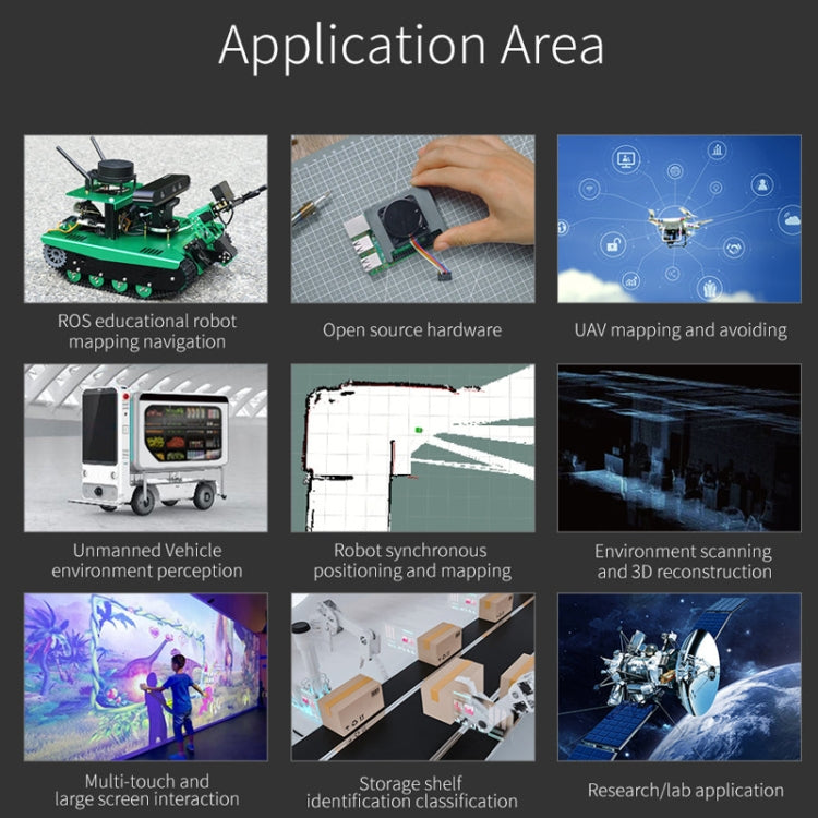 Yahboom Lidar ROS2 Robot SLAM Mapping Navigation Ranging TOF(MS200) - Robotics Accessories by Yahboom | Online Shopping South Africa | PMC Jewellery | Buy Now Pay Later Mobicred