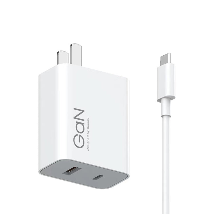 Original Xiaomi 67W GaN 1C+1A Dual Port Smart Fast Charger, US Plug(White) - USB Charger by Xiaomi | Online Shopping South Africa | PMC Jewellery | Buy Now Pay Later Mobicred