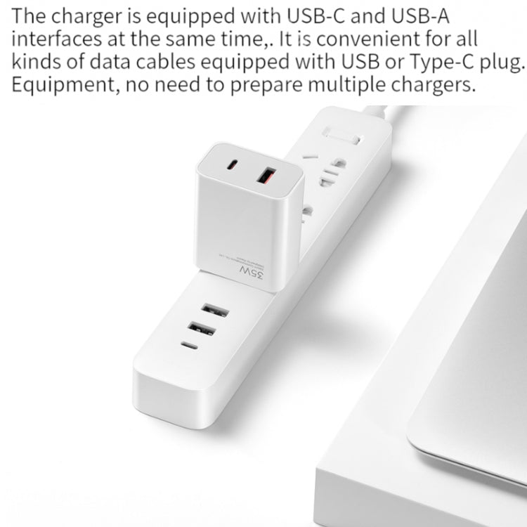 Original Xiaomi 35W USB-C+USB-A Fast Charge Portable Dual Port Charger, US Plug(White) - USB Charger by Xiaomi | Online Shopping South Africa | PMC Jewellery | Buy Now Pay Later Mobicred