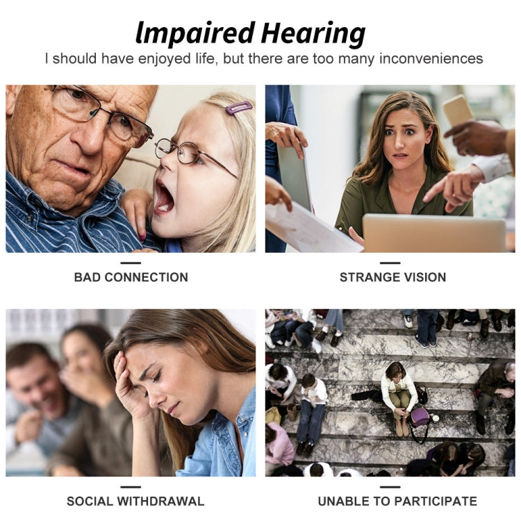 AN127 Invisible In-Ear Hearing Aid Sound Amplifier For The Elderly And Hearing Impaired(Skin Color Right Ear) - Hearing Aids by PMC Jewellery | Online Shopping South Africa | PMC Jewellery