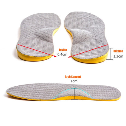 1pair O/X Leg Orthopedic Insoles Correction Shoe Inserts Arch Support Sports Shoe Pads, Size: 39-40(Black) - Shoes Care by PMC Jewellery | Online Shopping South Africa | PMC Jewellery