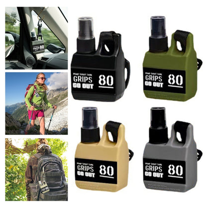 80ml Outdoor Portable Spray Bottle Refillable Camping Alcohol Squeeze Bottle With Buckle(Black) - Cookwares & Tablewares by PMC Jewellery | Online Shopping South Africa | PMC Jewellery